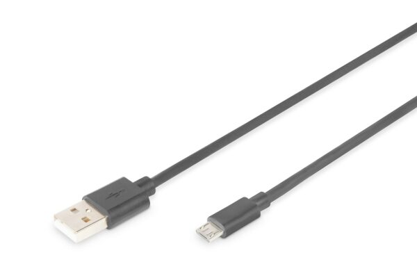 Cavo Di Connessione Micro Usb 2.0 "B" - Lunghezza Mt. 1,80 Schermato