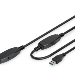 Cavo Di Prolunga Usb 3.0 Attivo 10 Metri Digitus