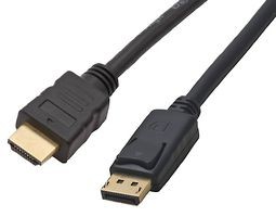 Cavo Displayport a HDMI nero 4K 60Hz 1 m HighSpeed ????DP a HDMI