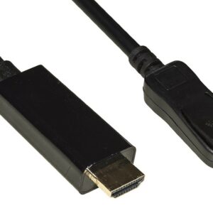 Cavo Dp-Hdmi M/M 2Mt Displayport 1.4-Hdmi 2.0 4Kx2K 60Hz 18Gbps Hdr