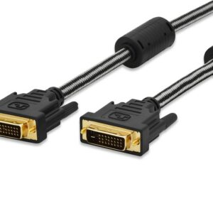 Cavo Dvi 24+1 In Blister Con Ferriti Dual Link Mt 2