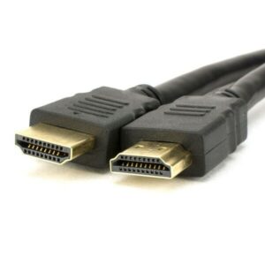 Cavo HDMI a HDMI nero 4K 60Hz 1 m connettori placcati oro ad alta velocità