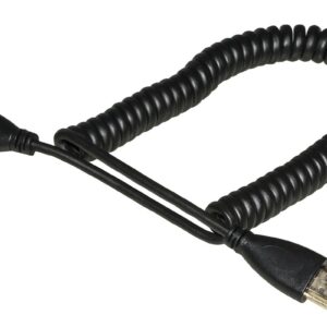 Cavo Hdmi Maschio-Maschio A Spirale Estensibile Fino A Mt 1,60