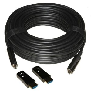 Cavo Hdmi<Sup>®</Sup> 2.0 Aoc Fibra Ottica Mt 15 Con Connettori Staccabili