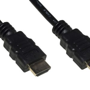 Cavo Hdmi<Sup>®</Sup> 4Kx2K Per Pc, Notebook, Hdtv, Ecc Contatti Dorati Mt 0,5 Colore Nero