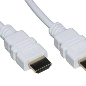 Cavo Hdmi<Sup>®</Sup> 4Kx2K Per Pc, Notebook, Hdtv, Ecc Contatti Dorati Mt 1 Colore Bianco