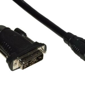 Cavo Hdmi<Sup>®</Sup> Maschio - Dvi-D 18+1 Poli Maschio 4Kx2K Mt 2