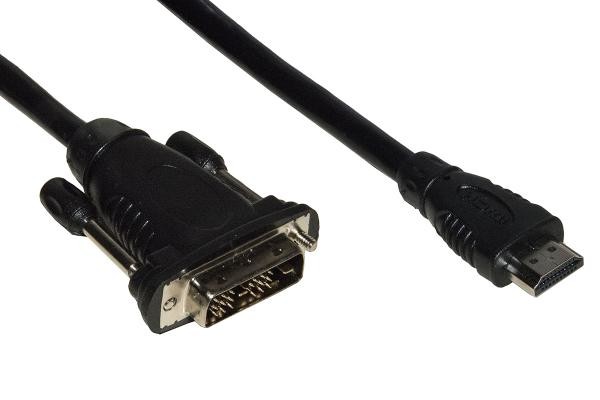 Cavo Hdmi<Sup>®</Sup> Maschio - Dvi-D 18+1 Poli Maschio 4Kx2K Mt 2