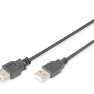 Cavo Prolunga Usb 2.0 Connettori A-A Connettori Maschio/Femmina - Mt. 3 Colore Nero