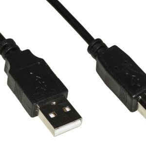 Cavo Usb 2.0 Connettori A-B In Rame Mt. 3 Colore Nero