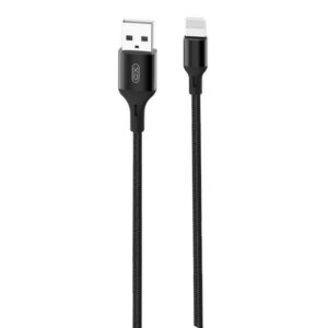 Cavo XO USB-A maschio a Lightning - Ricarica + Trasmissione dati ad alta velocità - 2,4 A - 2 m - Colore nero