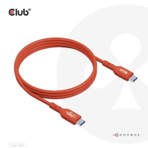 Club 3D Cavo Usb2 Type-C Bi-Directional Usb-If Certified Cable Data 480Mb Pd 240W(48V/5A) Epr M/M 1M