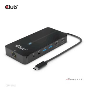 Club 3D Hub Usb Gen1 Type-C 7-In-1  2X Hdmi, 2X Usb Gen1 Type-A, 1X Rj45, 1X 3.5Mm Audio, 1X Usb Gen