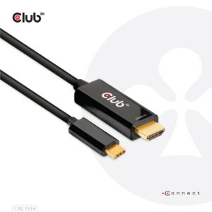 Club3D Cavo Hdmi 2.0 To Usb C 4K 60Hz 1,8M/6Ft M/M