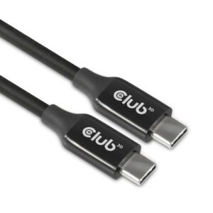 Club3D Cavo Usb Type C 3.2 Gen 2 M-M 5M/15Ft Supports Up To 10Gbps/8K 60Hz/60Watt