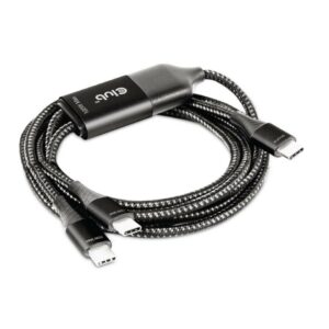 Club3D Cavo Usb Type-C, Y Charging To 2X Usb Type-C Max. 100W, 1.83M/6Ft M/M