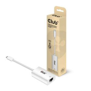 Club3D Usb Type C 3.1 Gen 1 Gen 1  Male  To 1Gb Ethernet Female Active Adapter