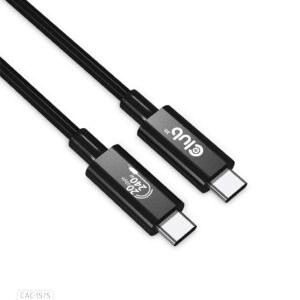 Club3D Usb4 Gen2X2 Type-C Bi-Directional Cable 4K60Hz,Data 20Gbps, Pd 240W(48V/5A) Epr M/M 2M/6.56Ft