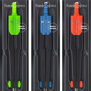 Compasso scolastico Faber-Castell - Circonferenze fino a Ø 360 mm Colori assortiti