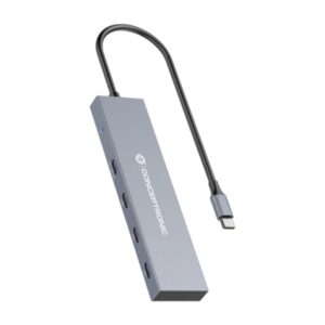 Conceptronic HUBBIES14G hub di interfaccia USB 3.2 Gen 2 (3.1 Gen 2) Type-C 10000 Mbit/s Grigio