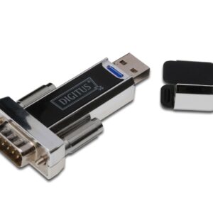 Convertitore Da Pc Usb 1.1 Con Porta Tipo "A"  - Porta Seriale Rs232 9  Pin Maschio