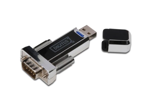 Convertitore Da Pc Usb 1.1 Con Porta Tipo "A"  - Porta Seriale Rs232 9  Pin Maschio