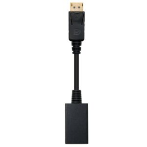 Convertitore da DisplayPort a HDMI Nanocavo - DP/M-HDMI A/F - 15 cm - Colore nero