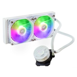 Cooler Master Dissipatore A Liquido Masterliquid 240L Core White 240Mm Rad, Spectrum V3 120 Argb, Ar