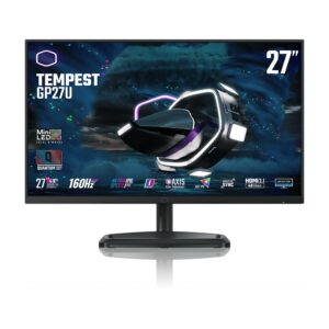 Cooler Master Monitor 27 Quantum Dot Ips 16:9 4K Uhd 160Hz, Usb-C Dock, Dp/Hdmi, Multimediale, Tempest Gp27U