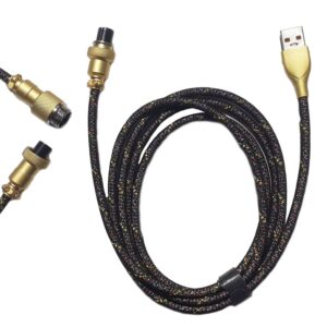 Coppia Cavi Aviator Gold 3Parts Rgb