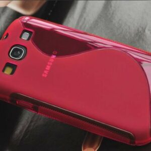 Cover custodia per Samsung Galaxy S3 I9300 SIII custodia in TPU Rossa