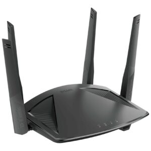 D-Link DIR-X1860 router wireless Gigabit Ethernet Dual-band (2.4 GHz/5 GHz) 4G Nero