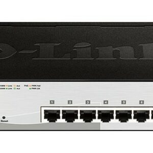 D-Link Switch 10 Porte Di Cui 8 Porte Gigabit Poe + 2 Porte Sfp Smart+