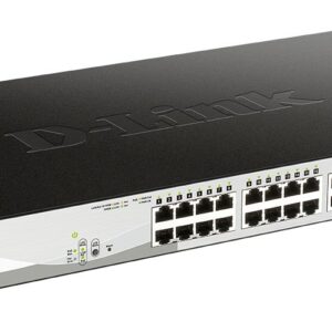 D-Link Switch 24 Porte Gigabit Di Cui 12 Poe + 4 Porte Sfp Smart Managed