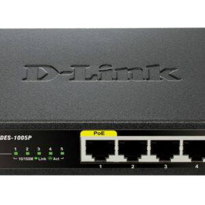 D-Link Switch 5 Porte 10/100 Di Cui 1 Poe Desktop