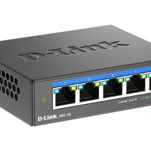 D-Link Switch 5 Porte Da 2.5 G Multi-Gigabit Desktop