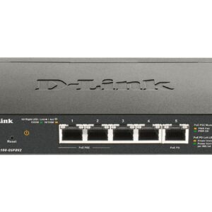 D-Link Switch 5 Porte Gigabit Poe Smart Managed, 1 Porta Power Delivery