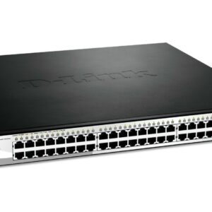 D-Link Switch Easysmart 52 Porte Gigabit Poe 370W 4 Slot Sfp/Combo 19 Rackmount