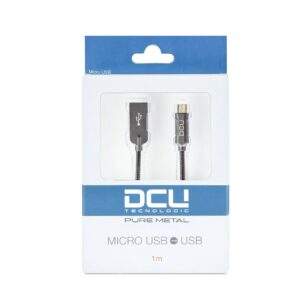 DCU Advance Tecnologic 30401295 cavo USB 1 m USB 2.0 Micro-USB A Argento