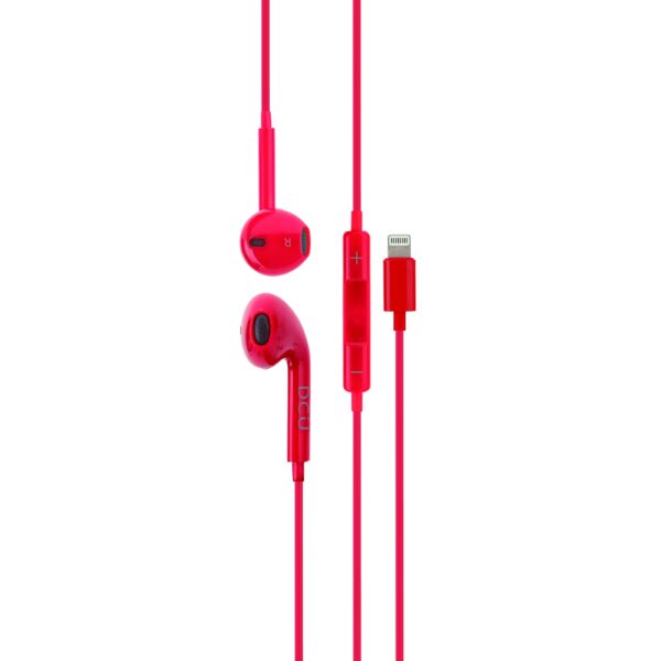 DCU Advance Tecnologic 34151017 cuffia e auricolare Cuffie Cablato In-ear Musica e Chiamate Rosso