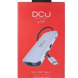 DCU Advance Tecnologic 391166 hub di interfaccia USB tipo-C 1000 Mbit/s Grigio