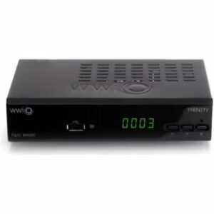 DECODER DIGITALE TERRESTRE HD DVB-T2 H265/HEVC WWIO DT2 TRINITY T2 SLIM