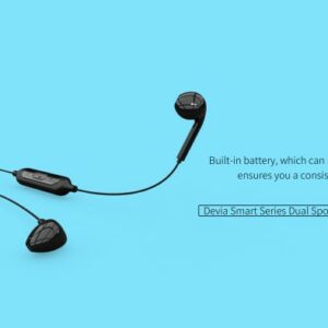 DEVIA AURICOLARE V2 BLUETOOTH 5.0 ULTRALEGGERI BLACK  DEBTSV2766B