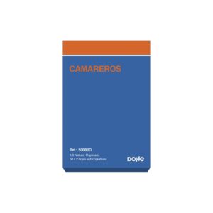 DOHE 50088D libro contabile Blu, Arancione 100 fogli