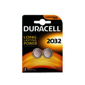 DURACELL BATTERIA A LITIO 3V 20MM x 3MM CR2032 2 PZ DL2032B2