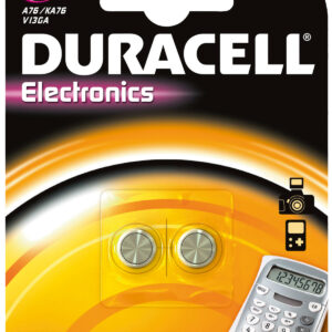 DURACELL BATTERIA BOTTONE 1,5V CONFEZIONE DOPPIA LR44