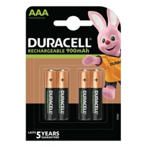 DURACELL BATTERIE RICARICABILI MINI STILO AAA 900mAh HR03-A