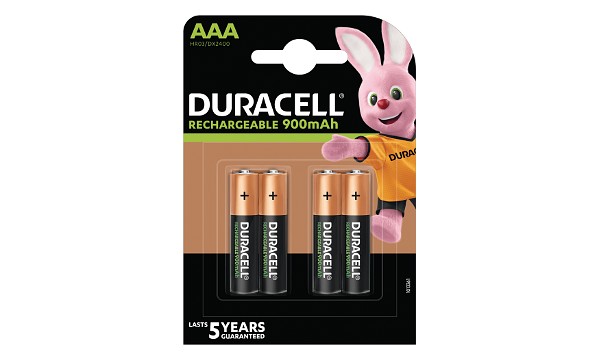 DURACELL BATTERIE RICARICABILI MINI STILO AAA 900mAh HR03-A