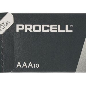 DURACELL INDUSTRIAL PROCELL  MINI STILO AAA 1,5V PACCO DA 10 PZ ID2400IPX10