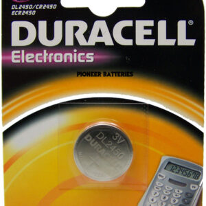 DURACELL PLUS BATTERIA A BOTTONE COIN CELL 3V DL2450 CR2450 EC2450